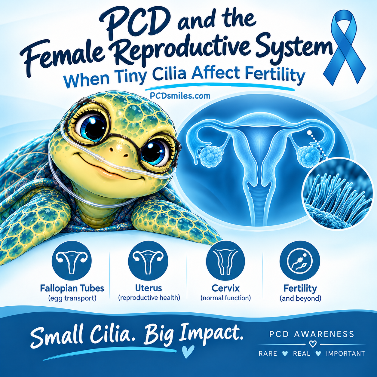 PCD and the Female Reproductive System: When Tiny Cilia Affect Fertility
