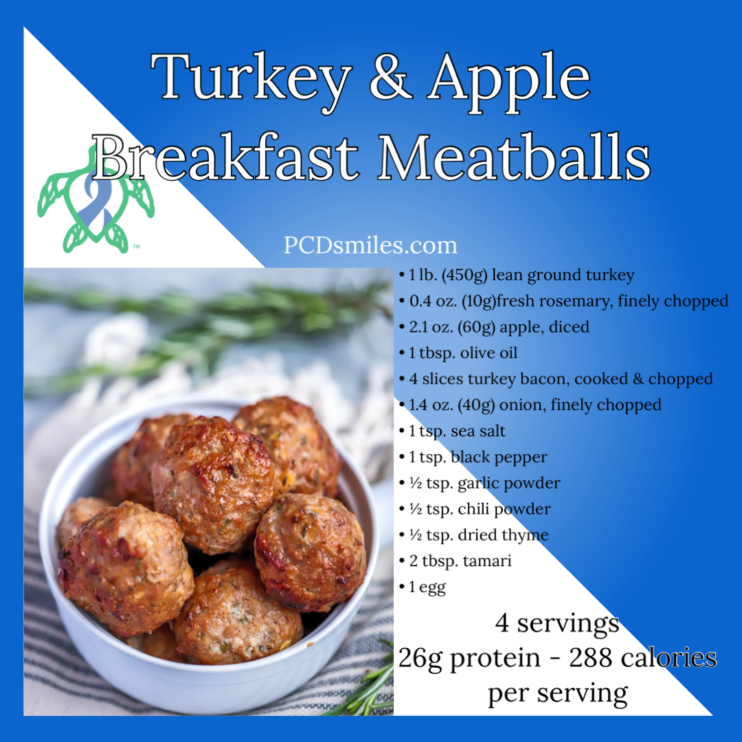Turkey & Apple Breakfast Meatballs